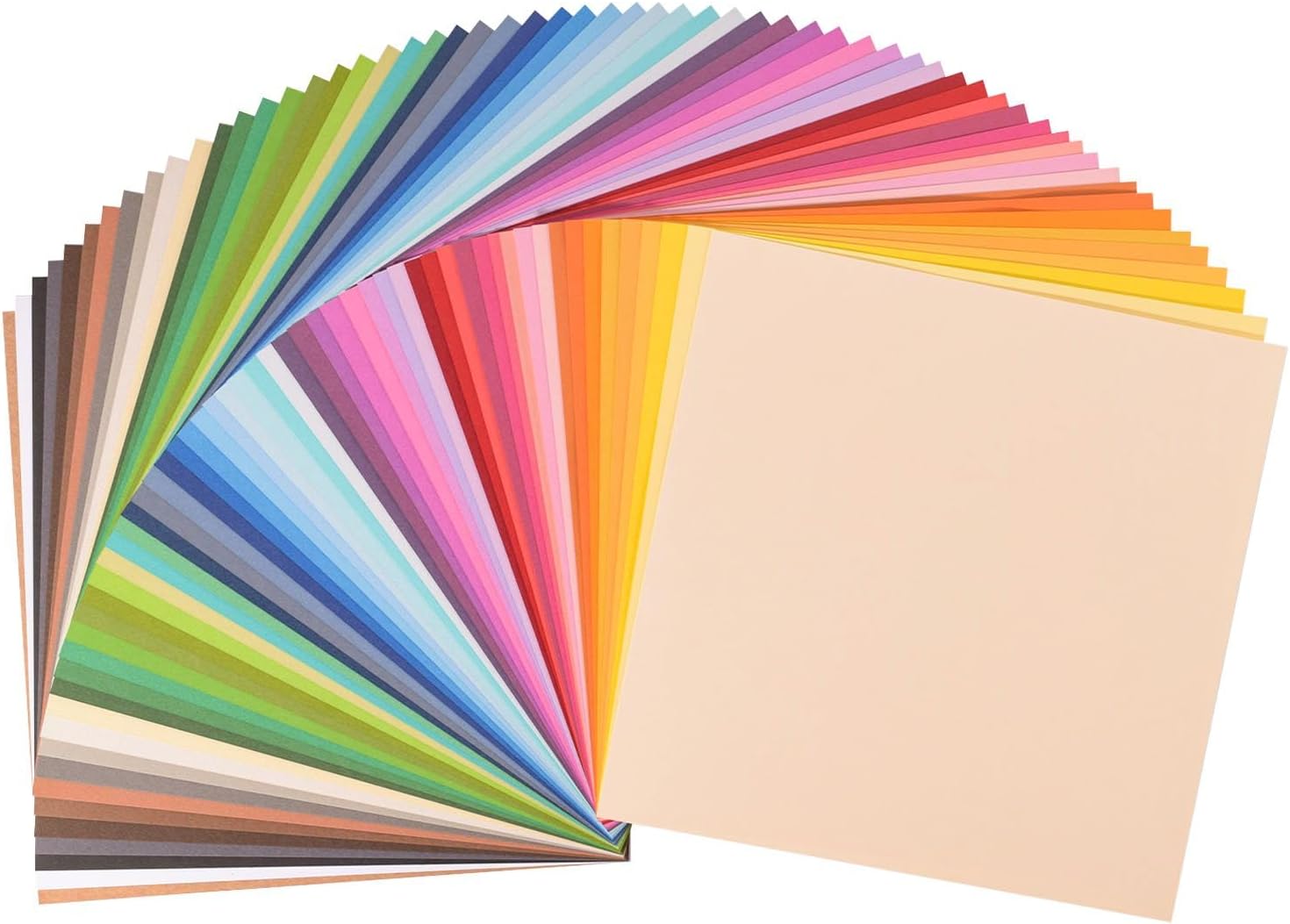 Detalle de Vaessen Creative Florence Papier Cartonné, Couleurs Vives – lot de 60 feuilles A4, 216 g/m²