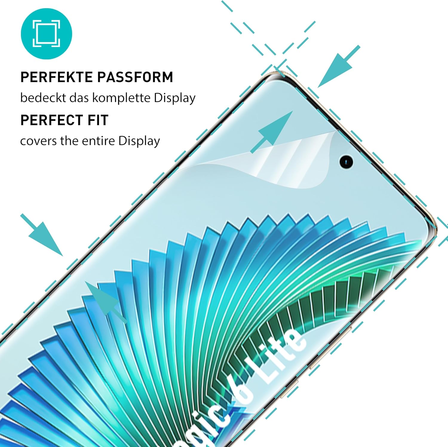 Thumbnail 1 de SmarTect TPU Screen Protector for Honor Magic 6 Lite, 2-Pack, Clear Film