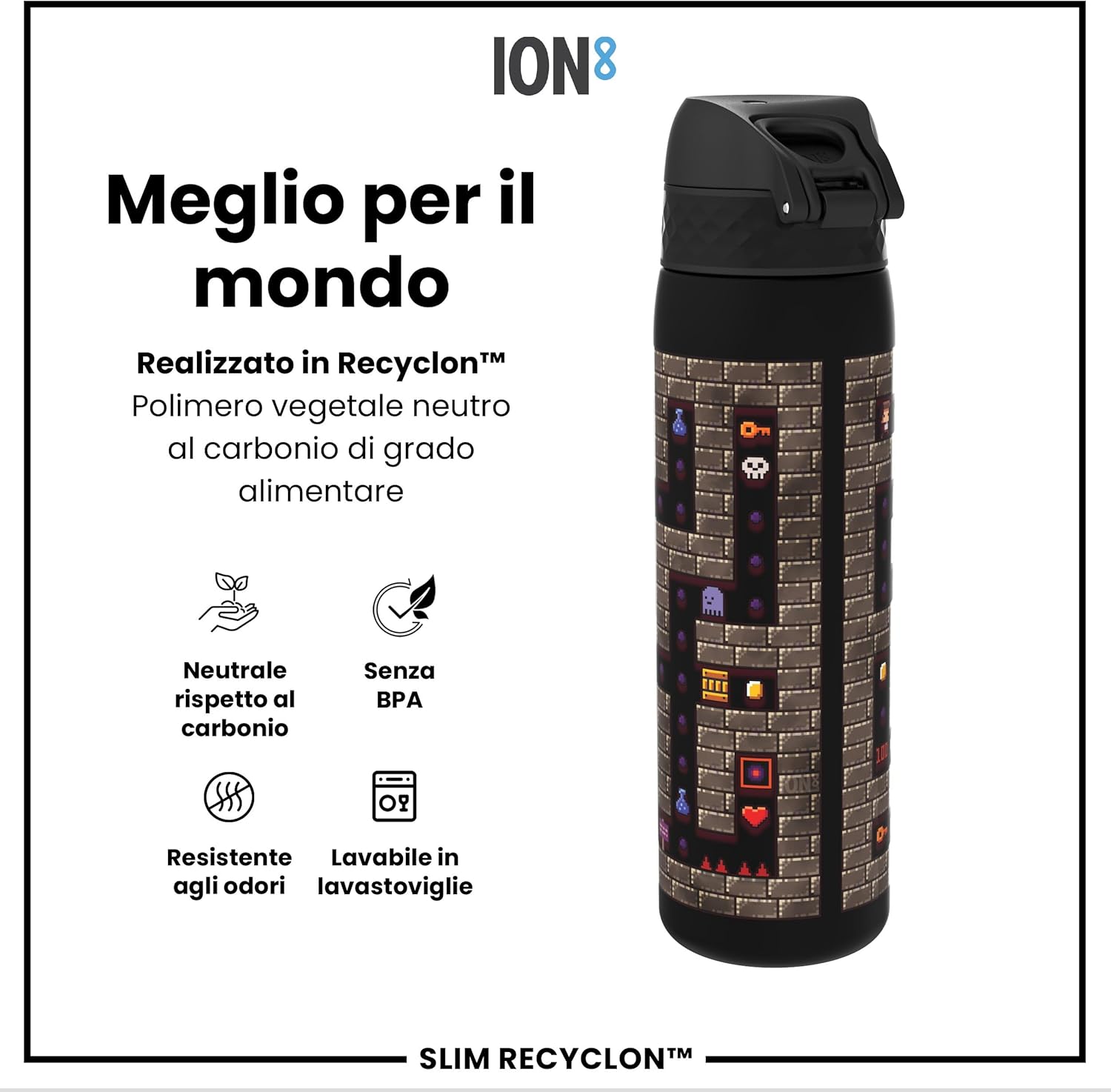 Thumbnail 4 de ION8 Borraccia a Prova di Perdite 500ml – facile da aprire, lavabile in lavastoviglie e senza BPA