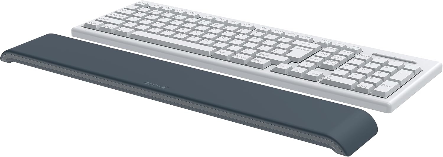 Thumbnail 5 de Leitz Ergo Poggiapolsi da Tastiera Ergonomico Regolabile Imbottito in Gomma Piuma – Grigio Velluto, 71 x 22 x 437 mm