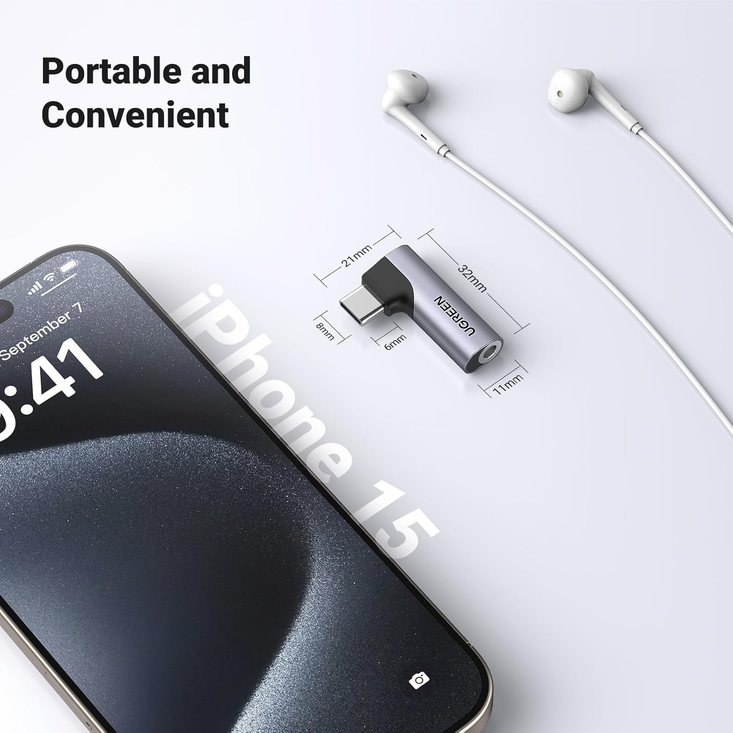 Thumbnail 6 de UGREEN USB C to 3.5mm DAC adapter 24bit