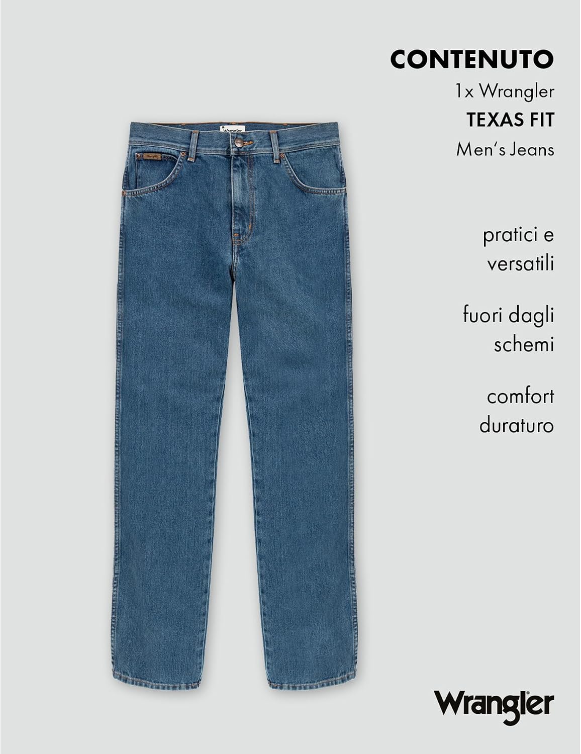 Thumbnail 6 de Wrangler - Texas, Jeans Uomo: comfort e stile intramontabile