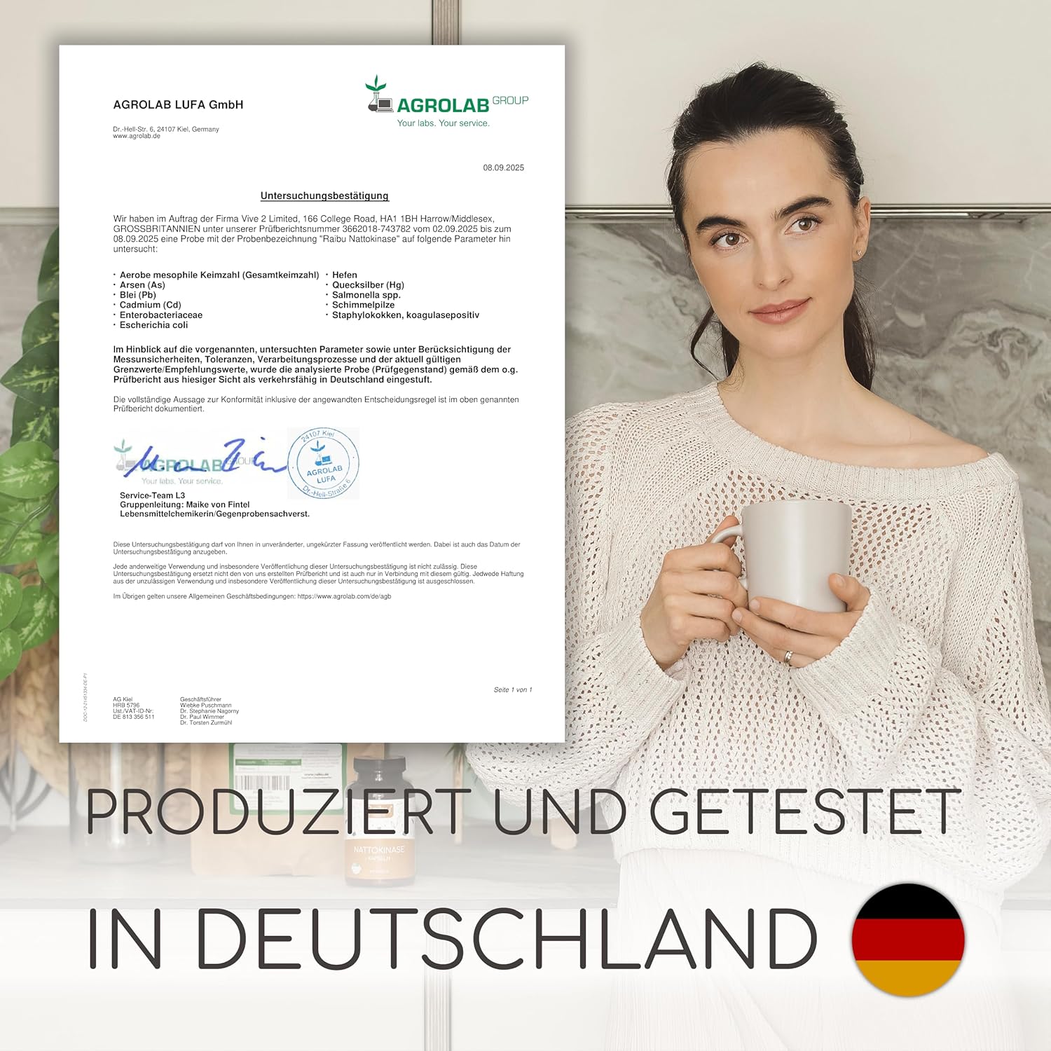 Detalle 2 de Nattokinase Kapseln Premium – 240 Kapseln, 100 mg (2.000 FU) pro Kapsel, 8 Monate Vorrat, vegan & laborgeprüft