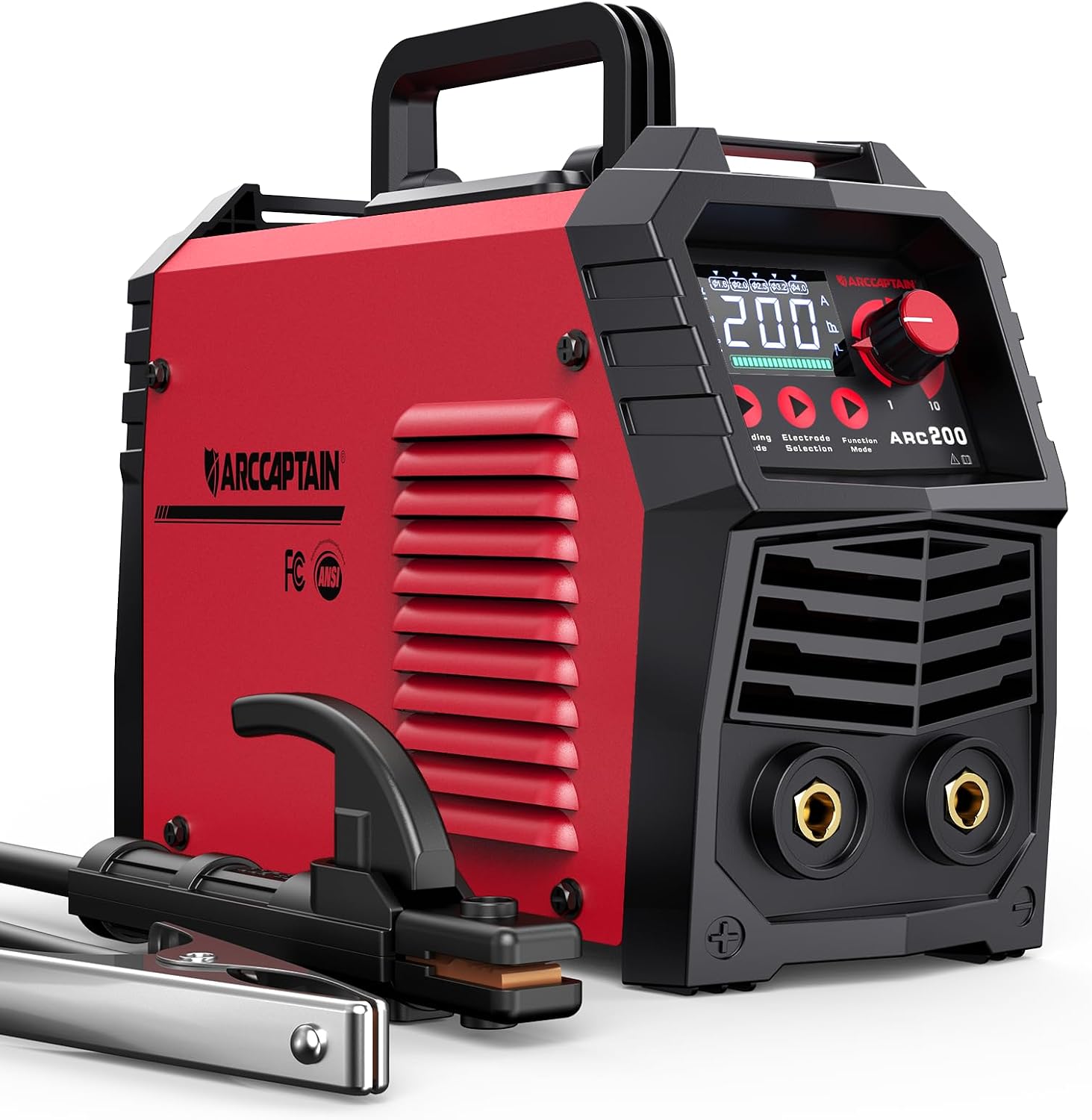 Detalle de ARCCAPTAIN ARC200 200A Stick Welder, 110V/220V, Lift TIG and Synergic Control