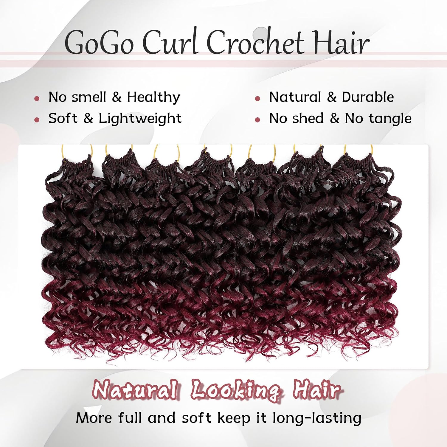 Detalle de Curly Crochet Hair, 10 Inch