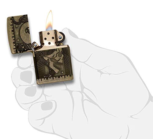Thumbnail 4 de Zippo 29268 Armor Antique Brass encendedor talla única