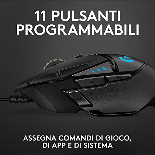 Thumbnail 5 de Logitech G G502 HERO Mouse Gaming Prestazioni Elevate