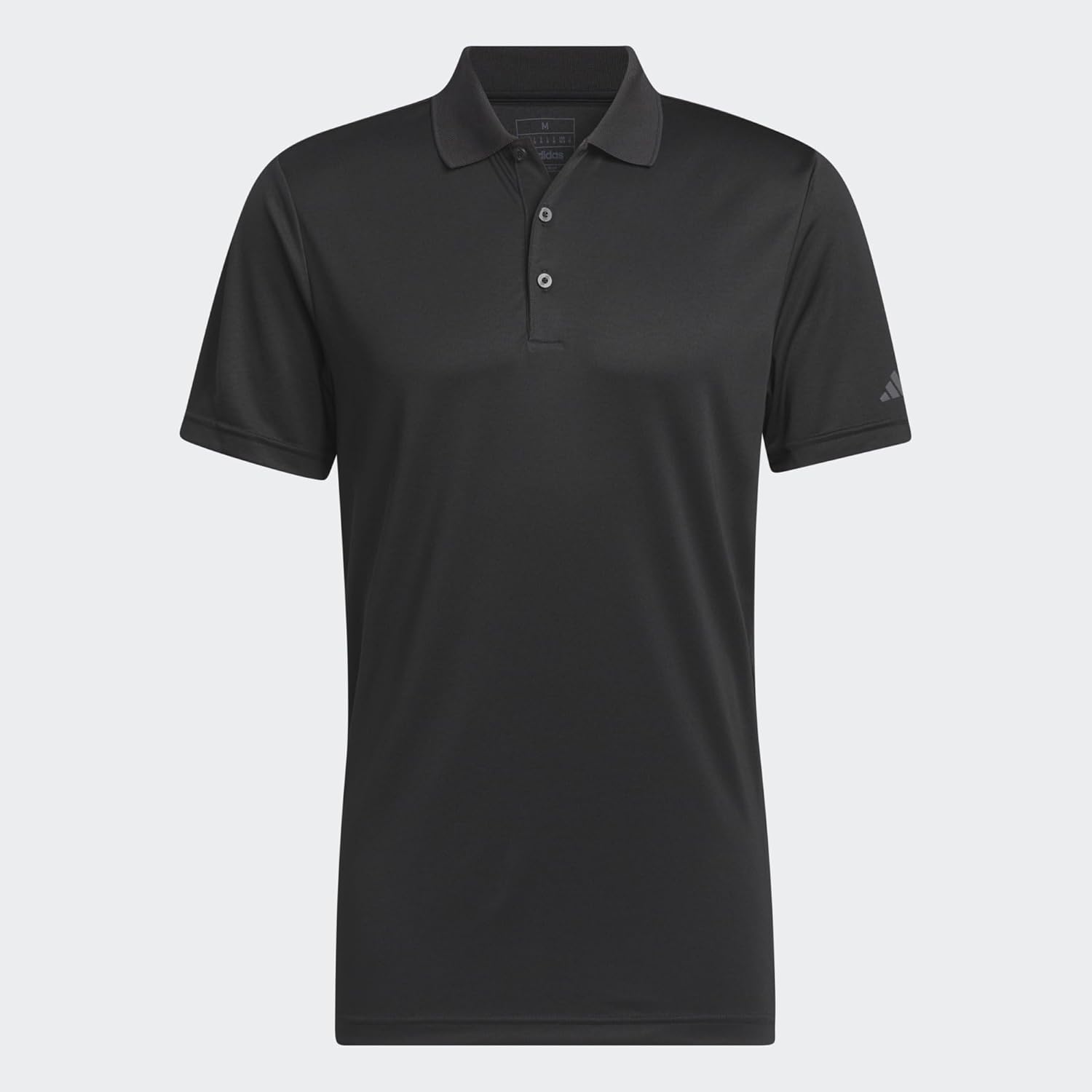 Thumbnail 3 de adidas Men’s Core Performance Primegreen polo shirt (Black) – regular fit with three-button collar