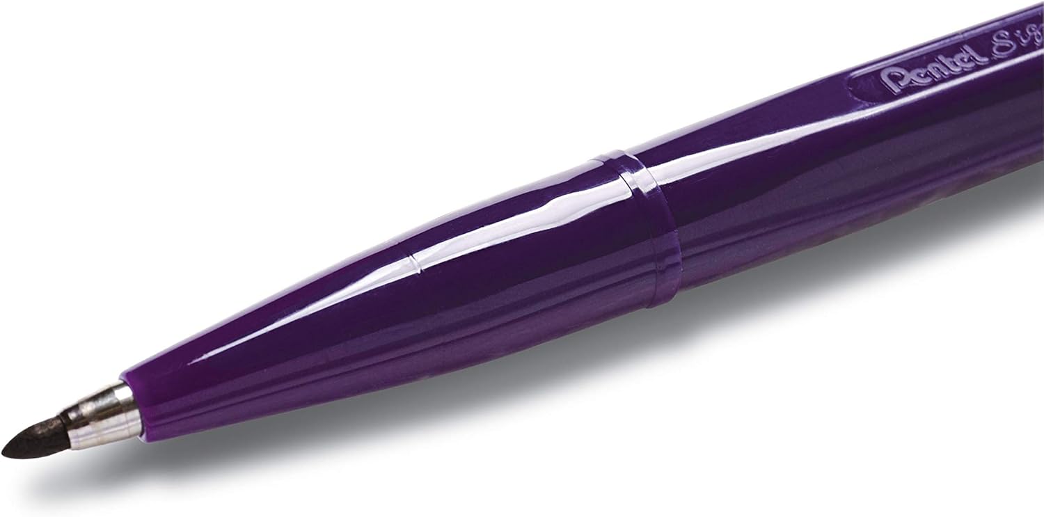 Thumbnail 5 de Pentel S520 Lot de 5 marqueurs – 5 couleurs assorties, pointe fibre 2 mm