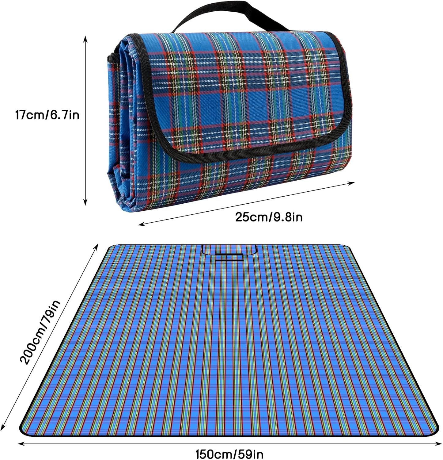 Thumbnail 4 de SOMIYAMI picnic blanket 150 x 200 cm