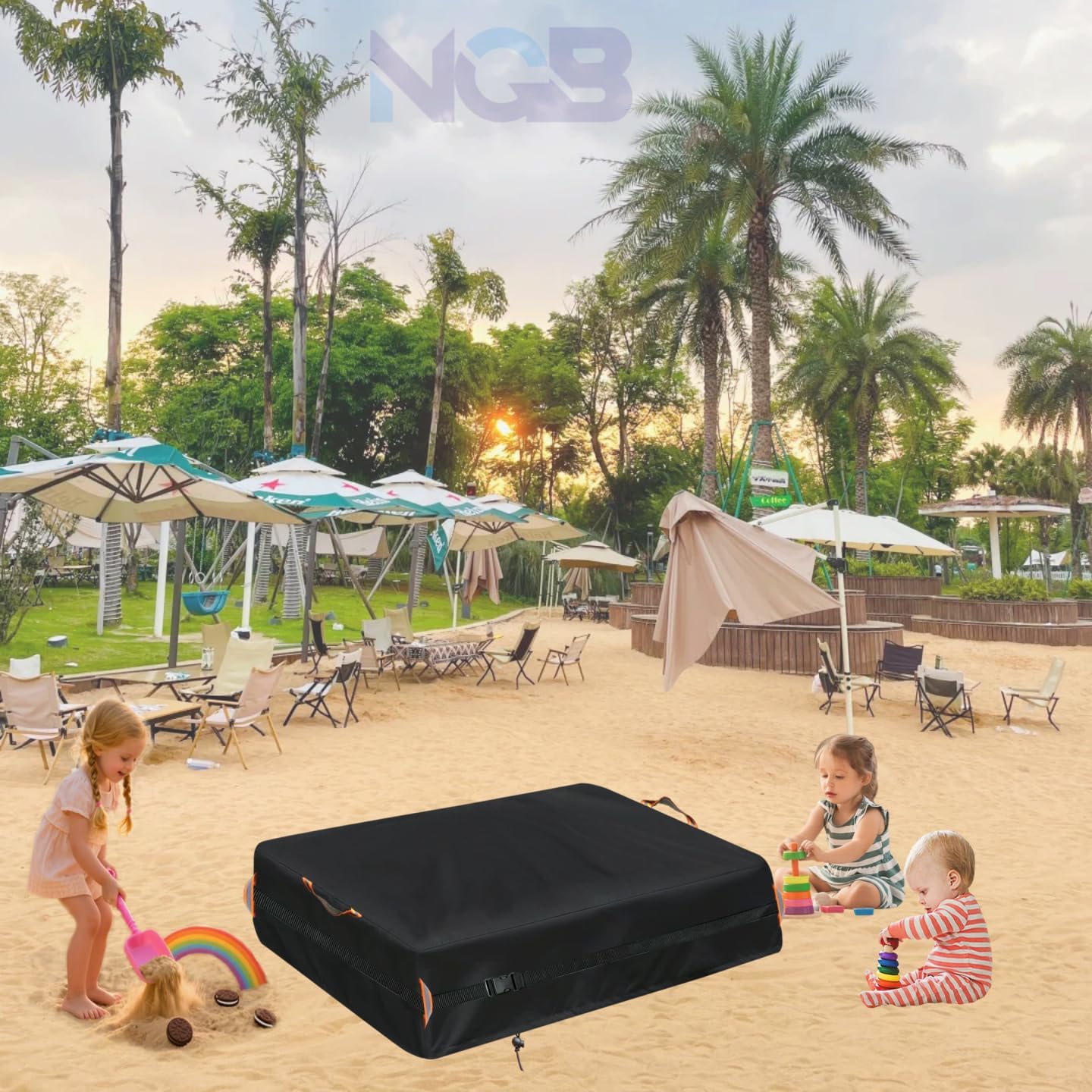 Detalle 1 de Sandbox Cover 44 x 40 x 10 in