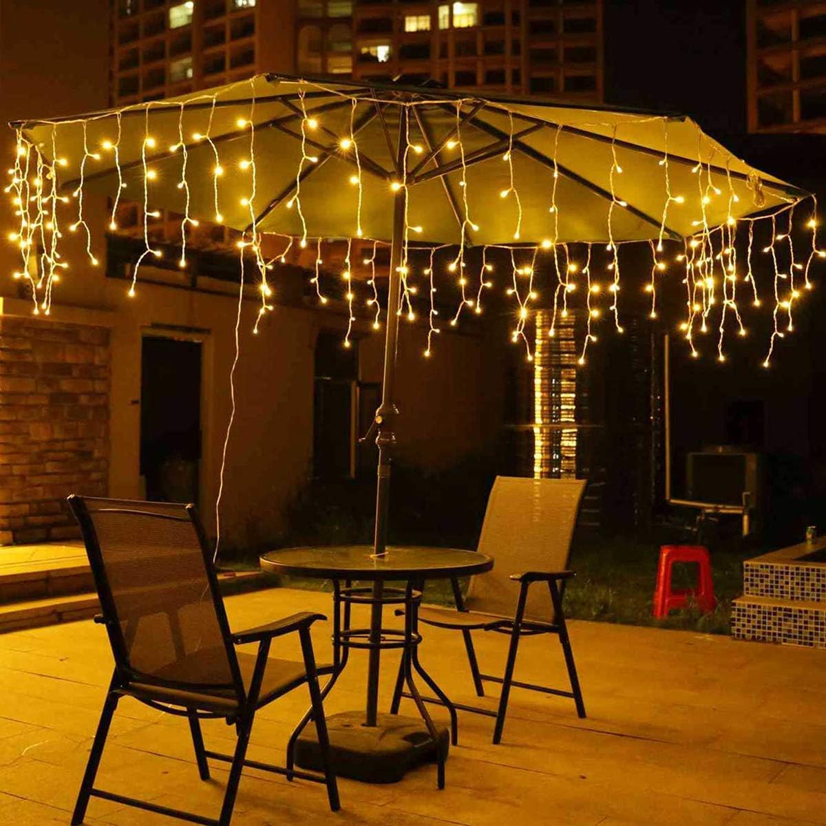 Detalle de Toodour Icicle Lights, 360 LEDs