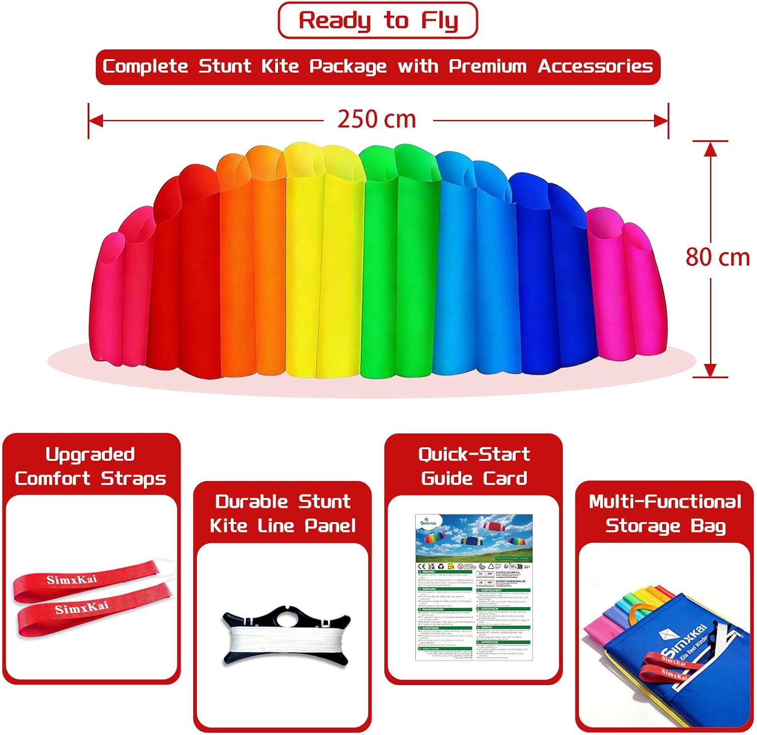 Detalle de Simxkai 2-line sport kite
