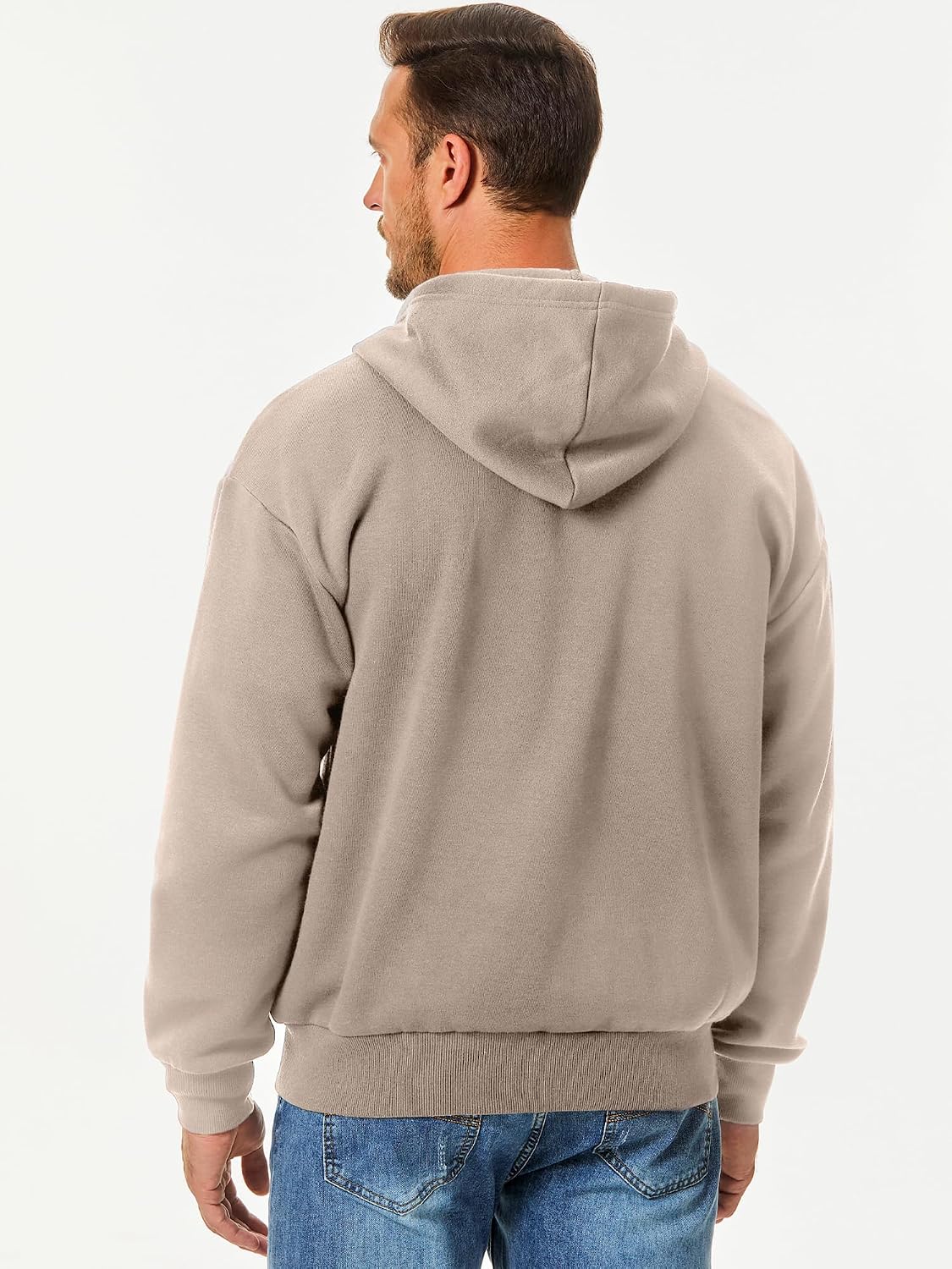 Thumbnail 1 de JMIERR Hoodie Herren Baumwolle Reißverschluss