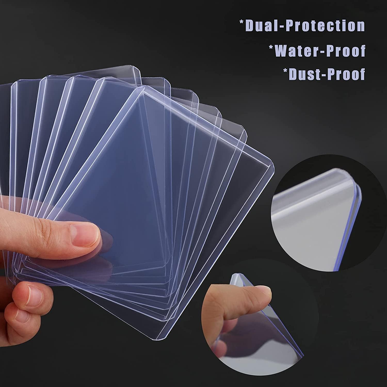 Thumbnail 4 de WAIZHIUA 76x101mm Toploaders 35pt rigid sleeves 📷