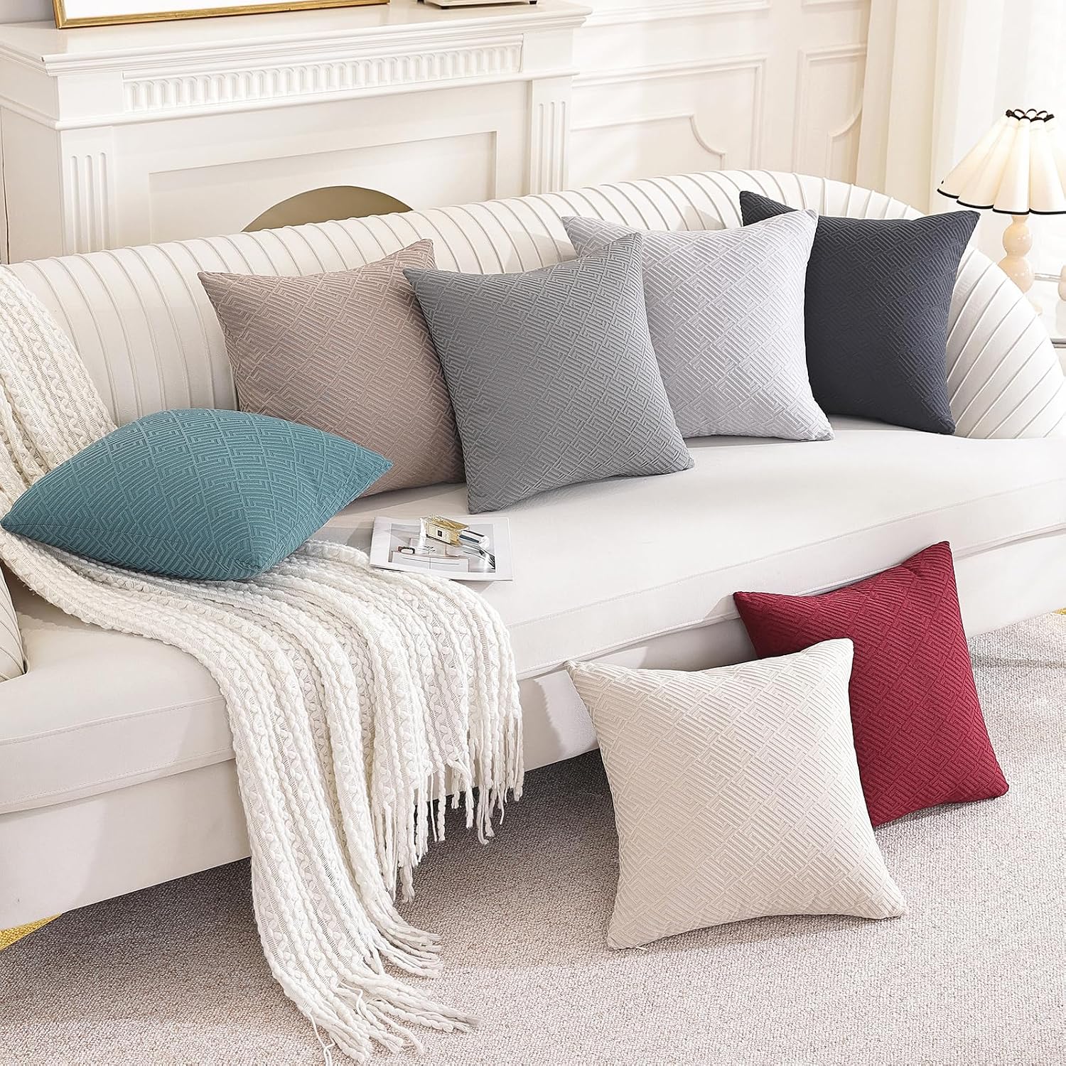 Thumbnail 5 de YSTELLAA Housse Coussin 45 x 45 cm