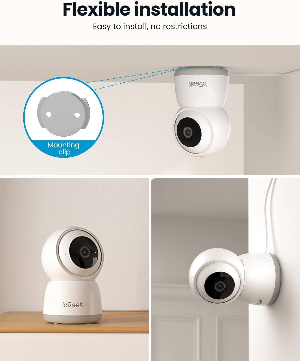 Thumbnail 6 de ieGeek 2K 3MP indoor camera 2.4/5G WiFi