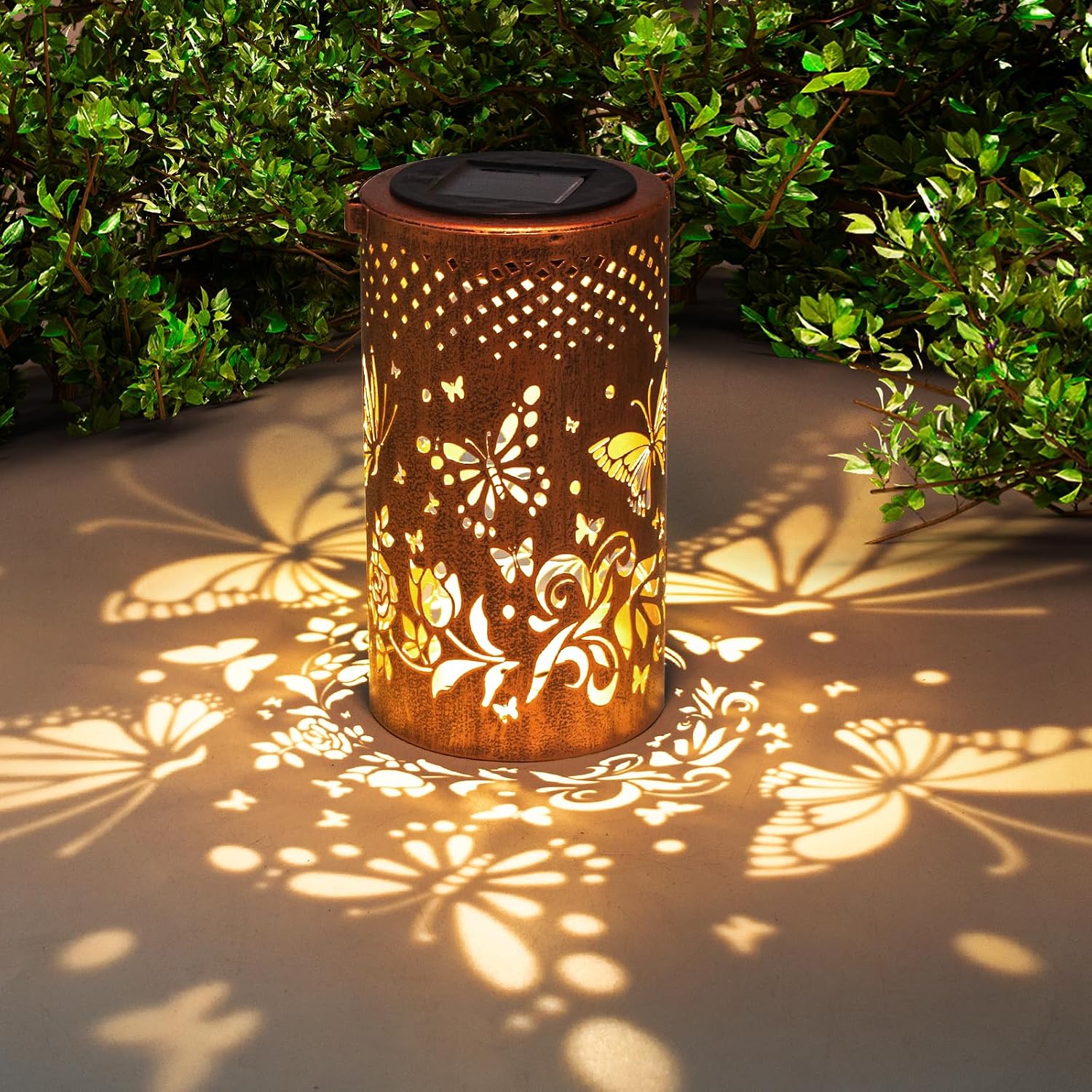 Detalle de Garden Dragonfly Solar Lantern 7.1in