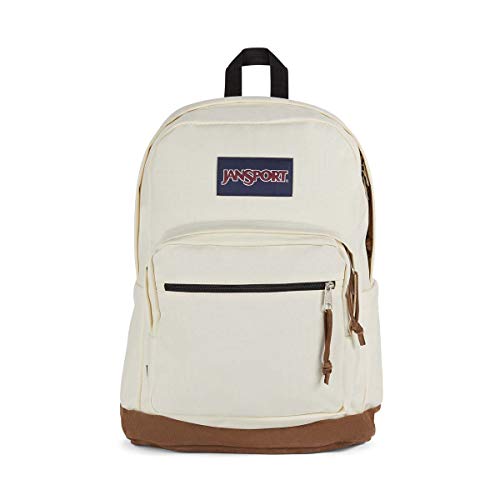 Detalle de JanSport Right Pack Backpack — Durable Daypack with 15" Laptop Sleeve and Water Bottle Pocket (Coconut)