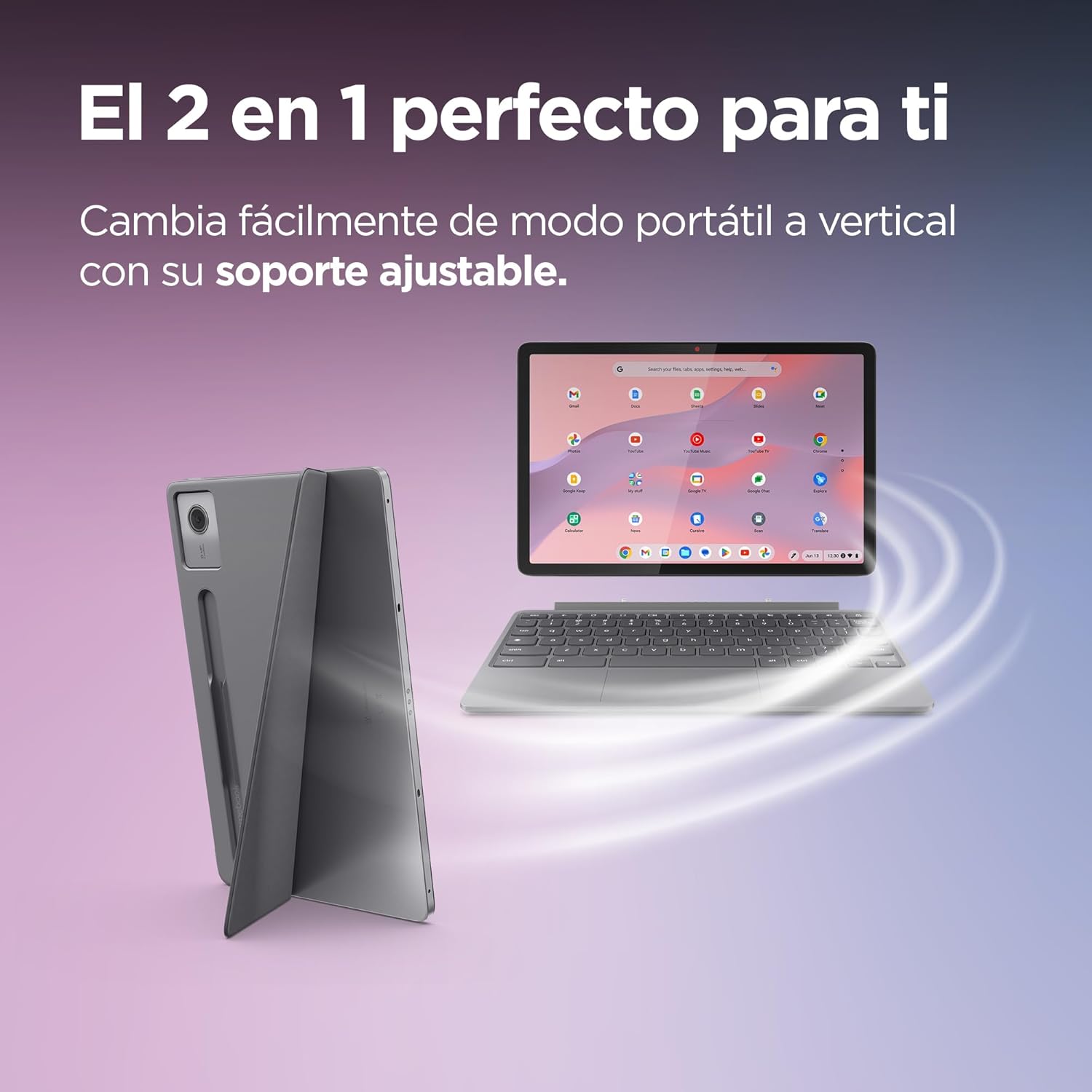 Thumbnail 5 de Lenovo Chromebook Duet 11" 🌐 Convertible con Teclado y Pen