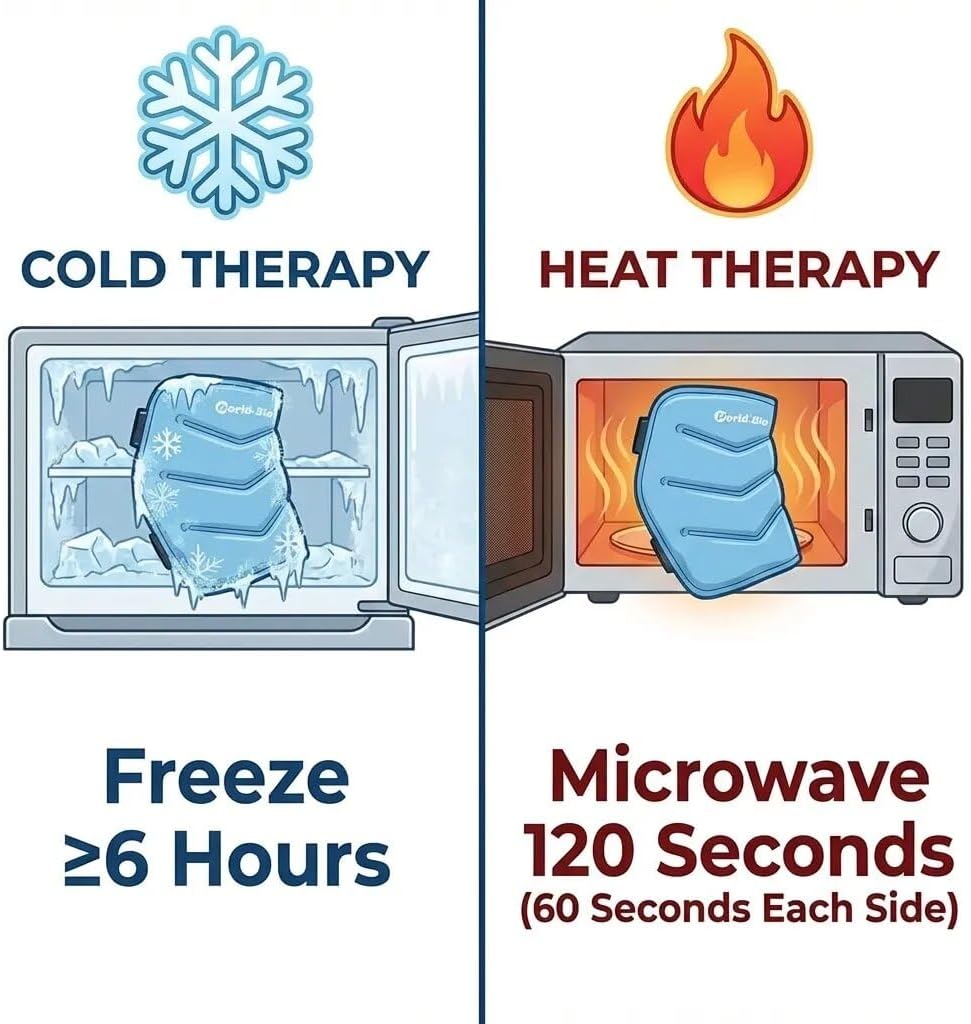 Thumbnail 6 de World-Bio Hip Ice Pack Wrap for Post-Surgery and Hip Injuries, Reusable Hot/Cold