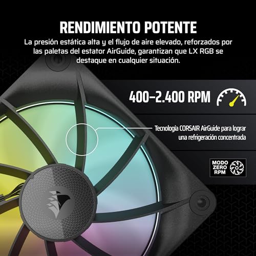Thumbnail 5 de CORSAIR iCUE Link LX120 RGB ventilador 120 mm
