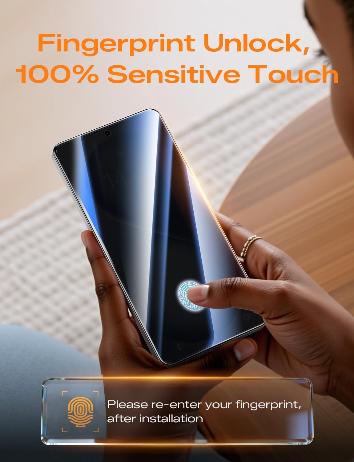 Detalle de MagicJohn 2-Pack 3rd Gen Privacy Screen Protector for Samsung Galaxy S26 Ultra