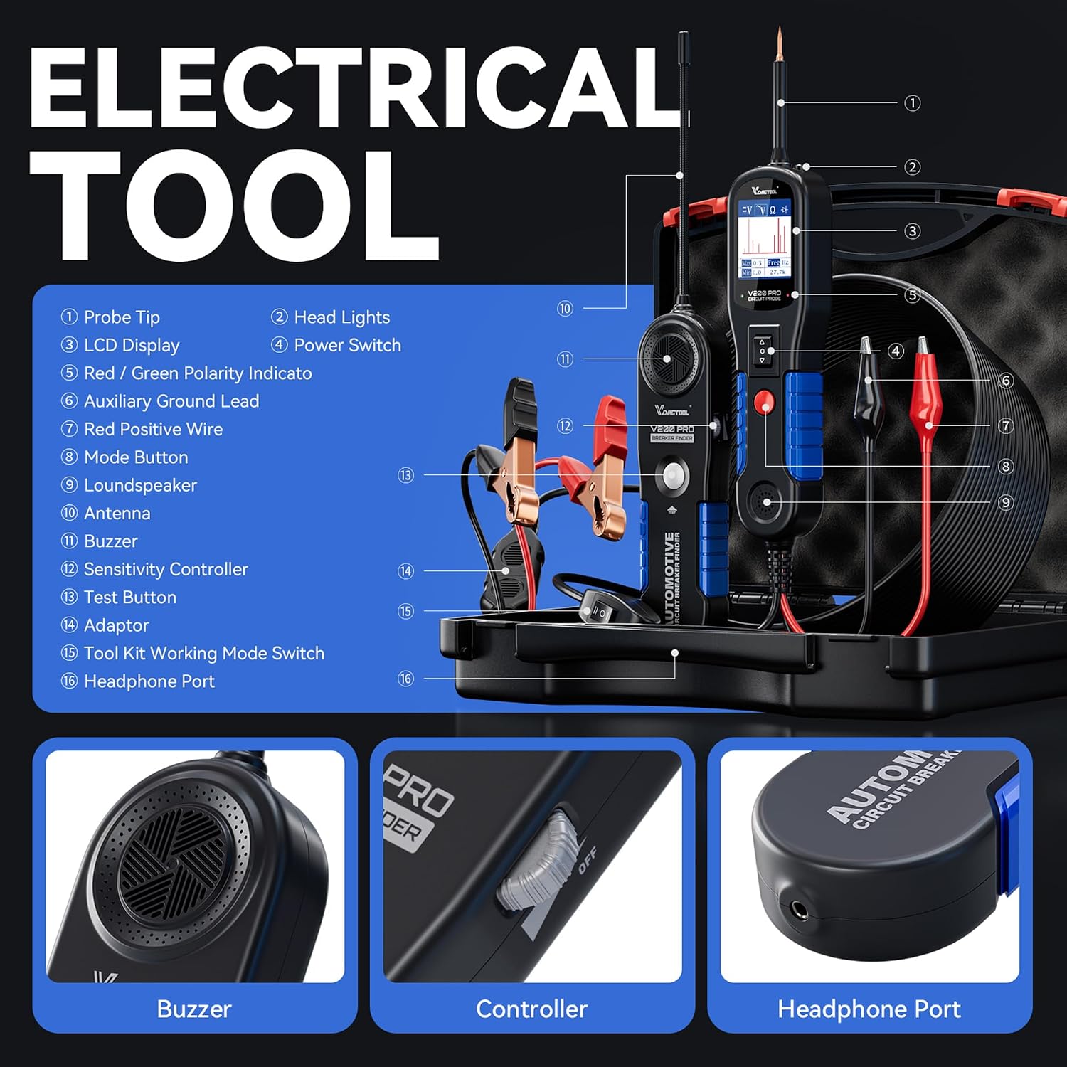 Thumbnail 6 de VDIAGTOOL V200 Pro circuit tester