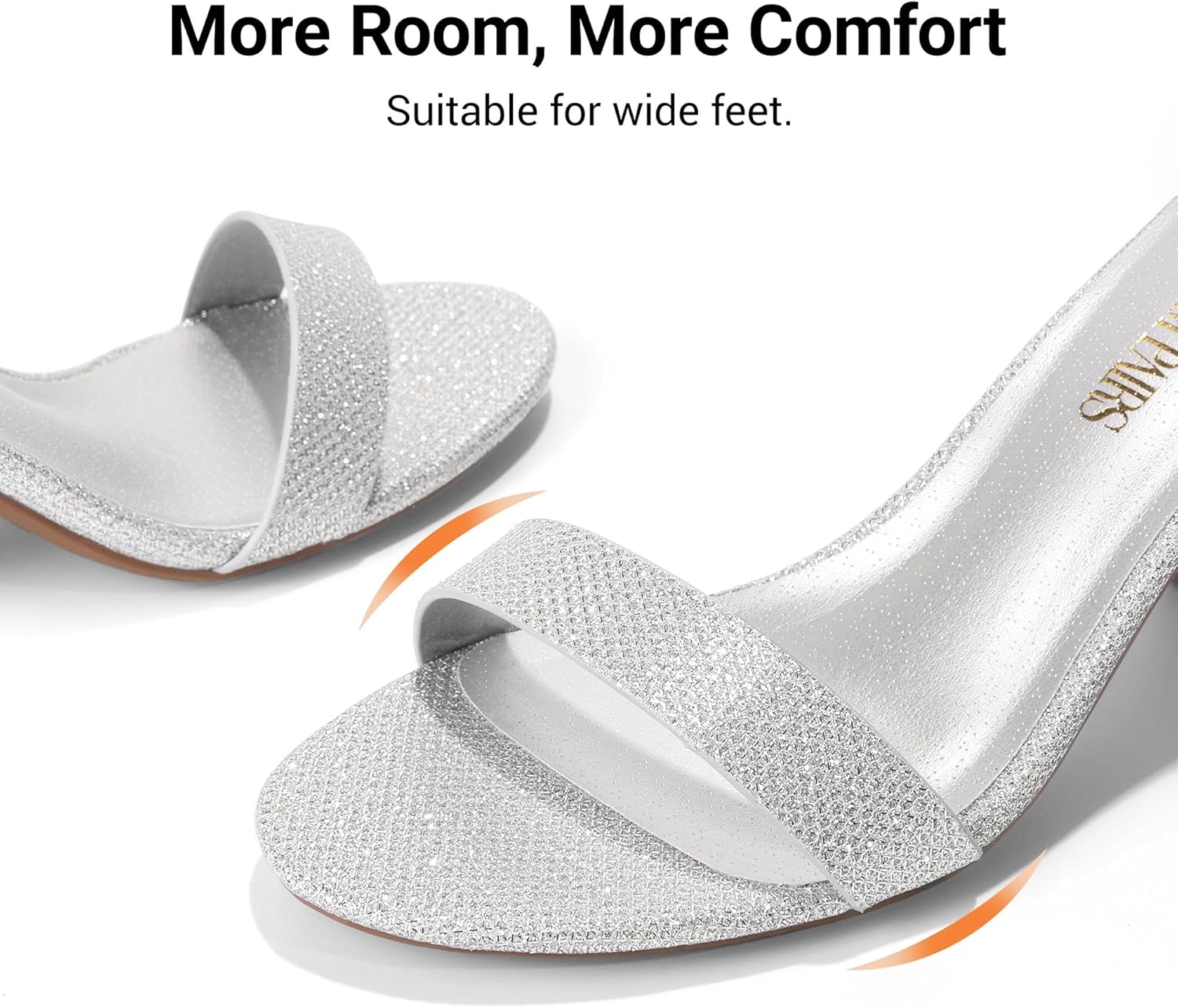 Thumbnail 4 de DREAM PAIRS low block heel sandals for women with ankle buckle