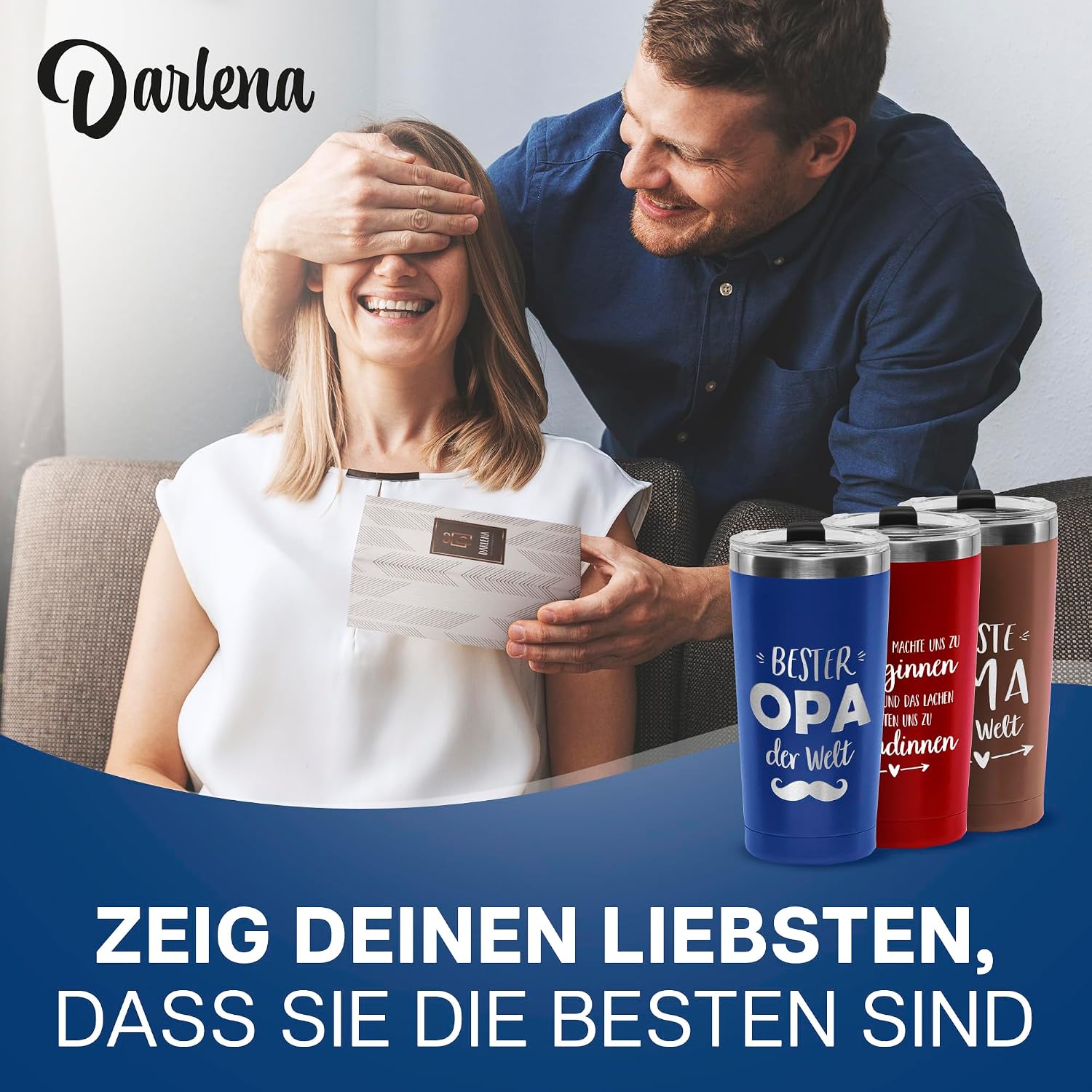 Thumbnail 6 de Darlena Thermobecher Bester Opa – Geschenkset, 500 ml