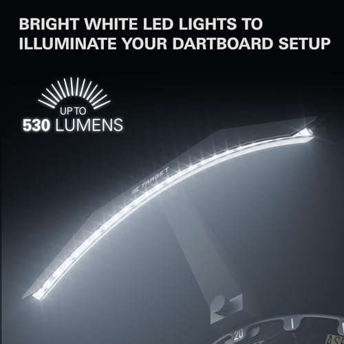 Detalle de Target Darts LED Dartboard Light: bright, simple mounting for all boards