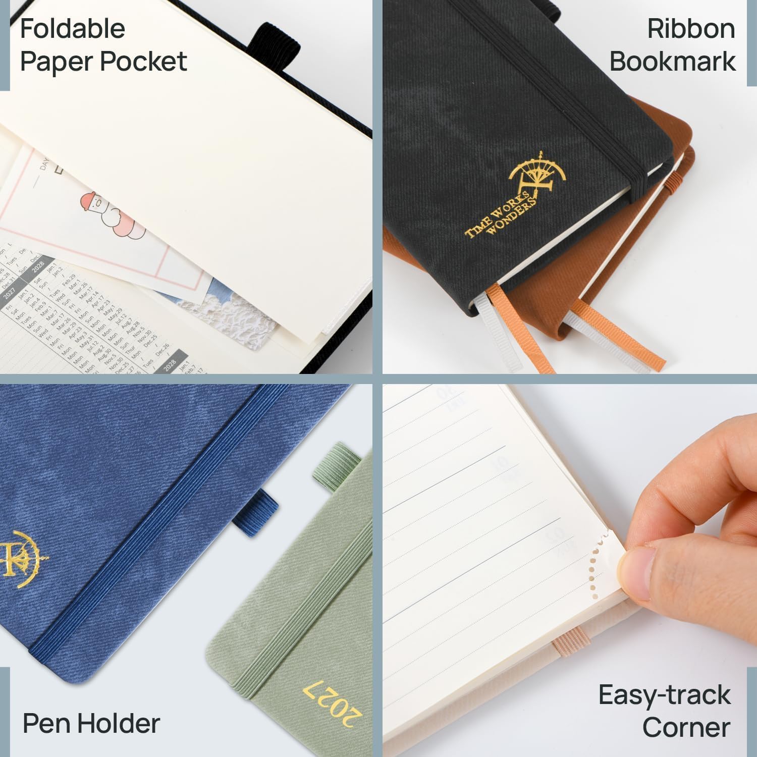 Detalle 2 de POPRUN Pocket Planner, 3.5" x 6.5