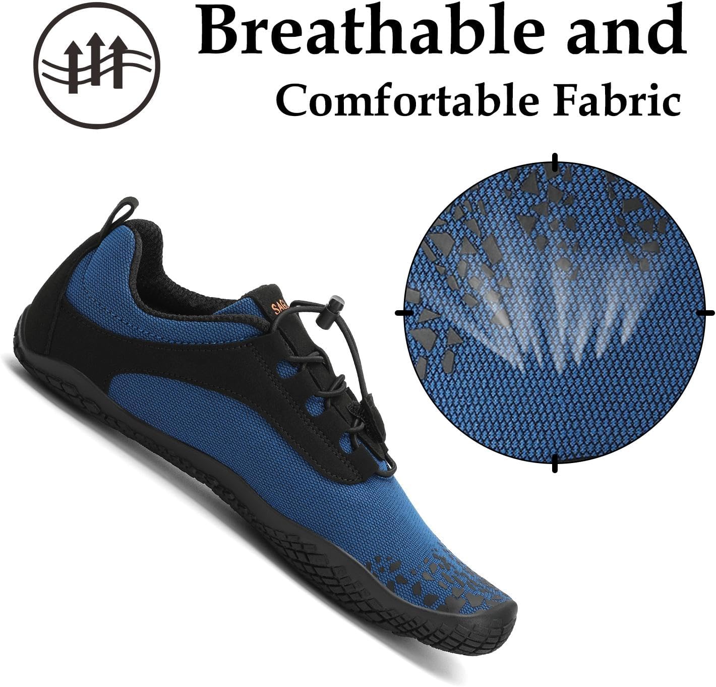 Thumbnail 3 de SAGUARO Unisex Barfußschuhe mit breiter Zehenbox und Zero-Drop Sohle