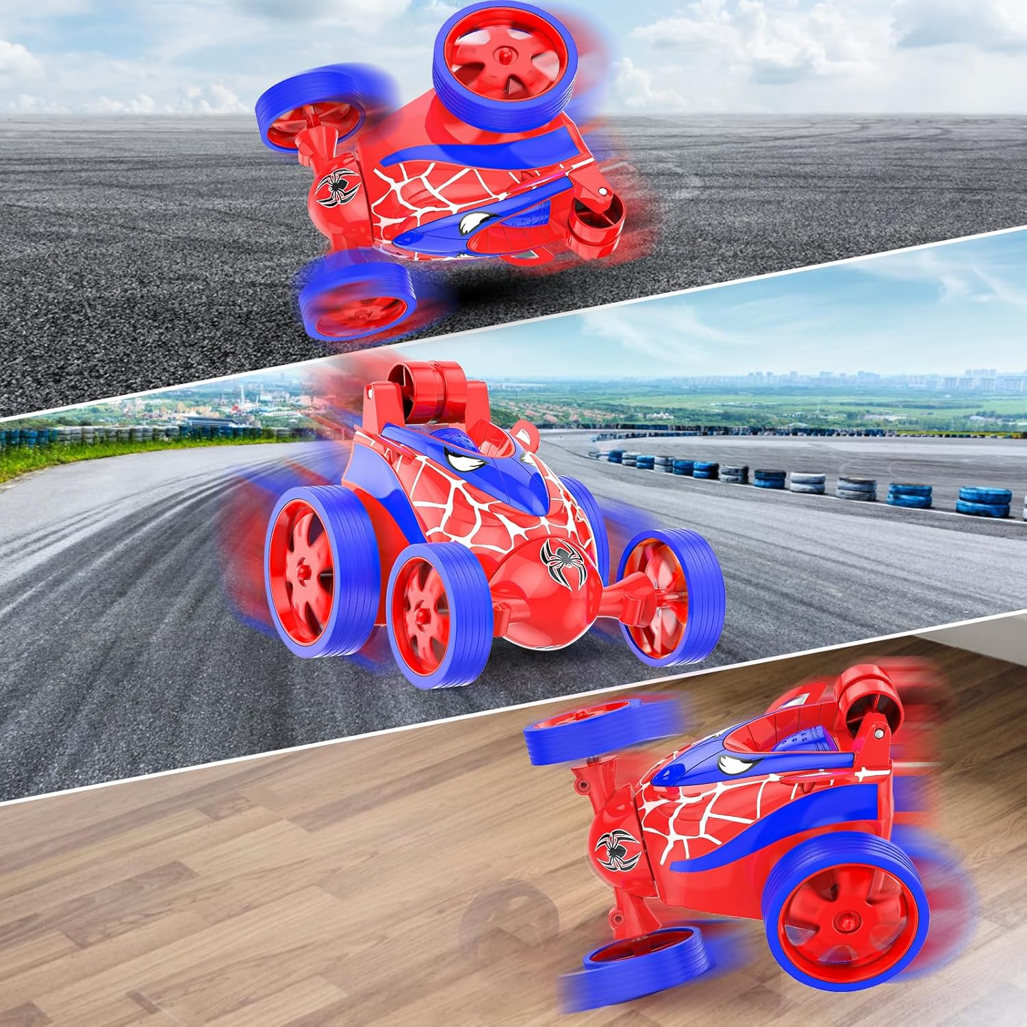 Detalle de Buoeuik Mini Coche Teledirigido 360° para niños