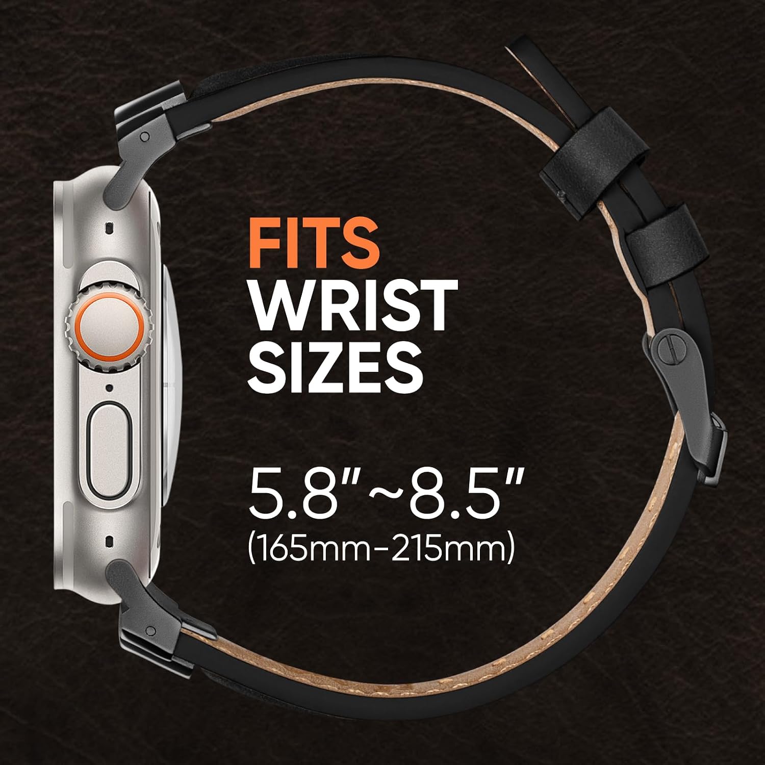 Detalle de Suitisbest Leather Watch Band in Genuine Leather