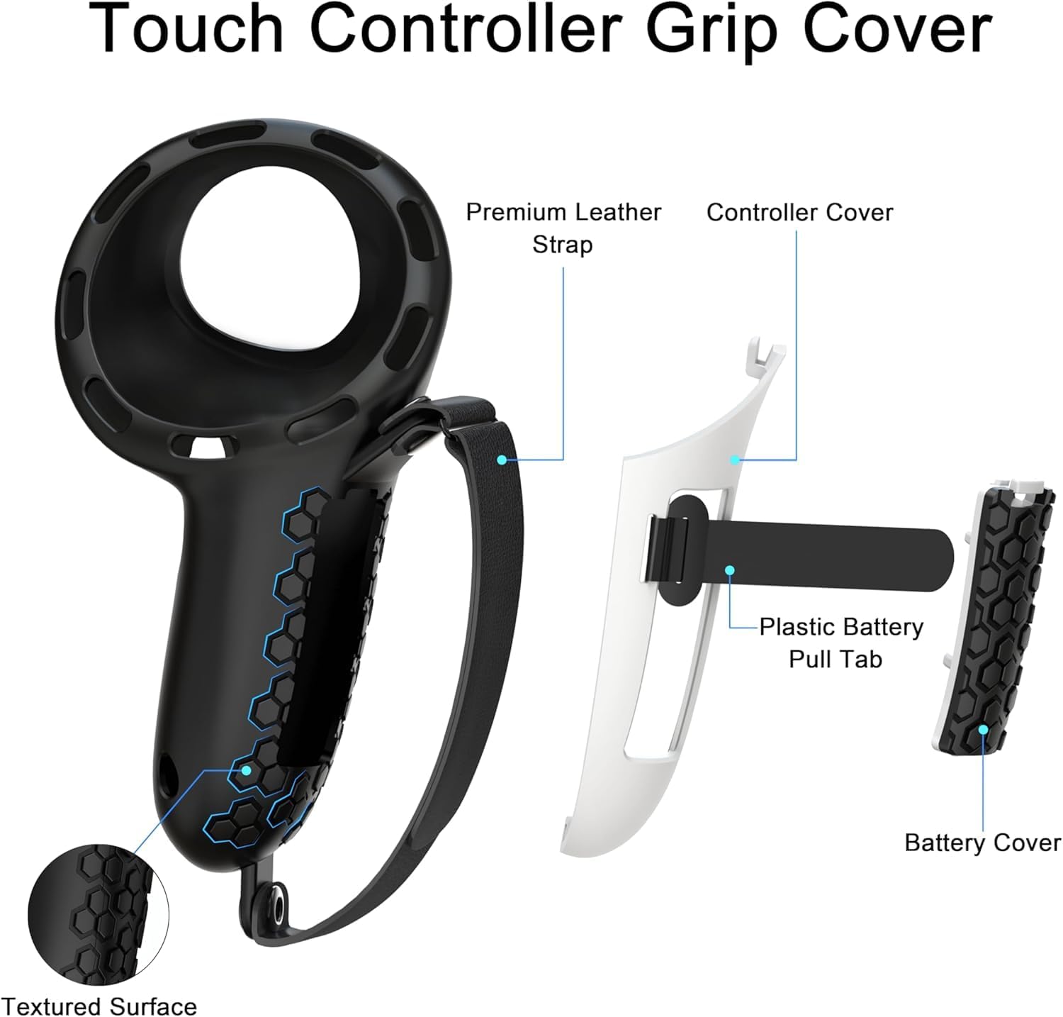 Thumbnail 6 de Meta Quest 3S Controller Grips with Thumbstick Covers