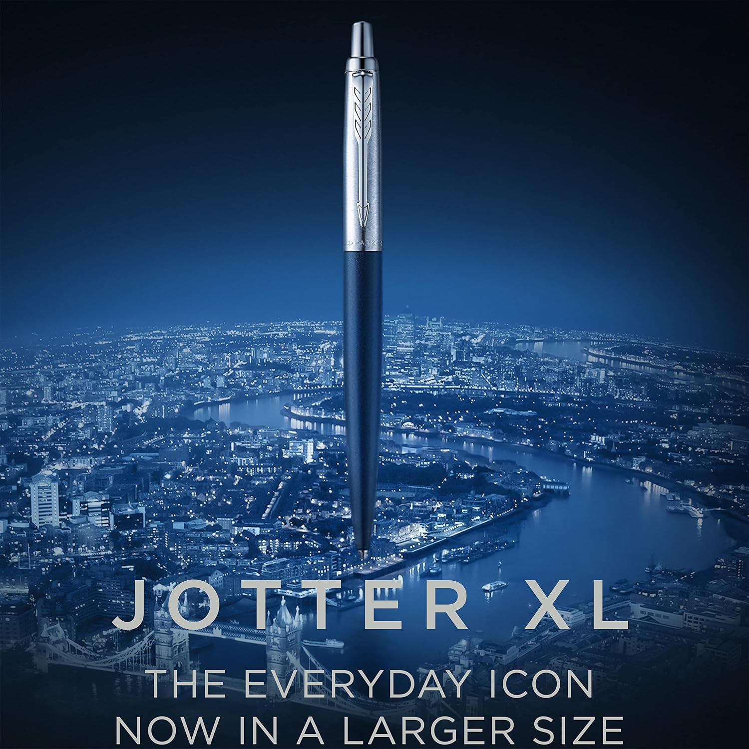 Thumbnail 4 de Parker Jotter XL stylo bille Noir Mat Richmond moyenne encre bleue
