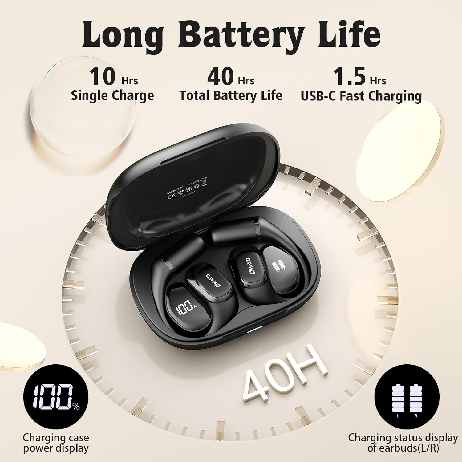 Thumbnail 3 de OHAYO Open Ear Headphones 40H