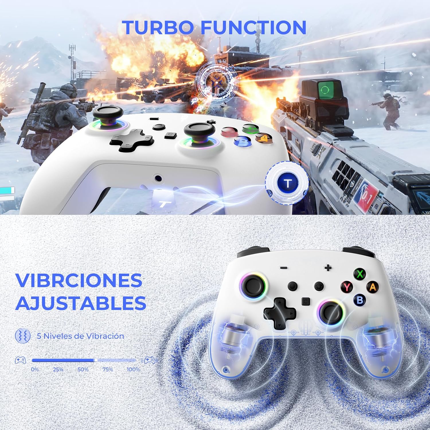 Thumbnail 6 de ECHTPower Switch 2 Pro Controller: Hall Effect Joysticks, One-Key Wake-Up, and Turbo for Switch 2/ OLED/ Lite