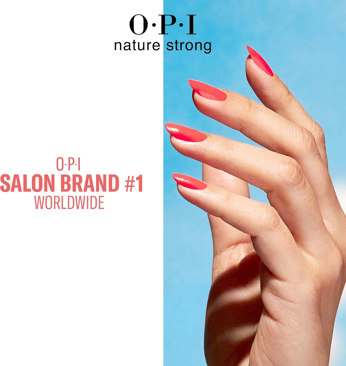 Thumbnail 5 de OPI Nature Strong Nail Polish (Vegan) – Quick Dry, Long-Lasting Pink & Red Colour – 15ml