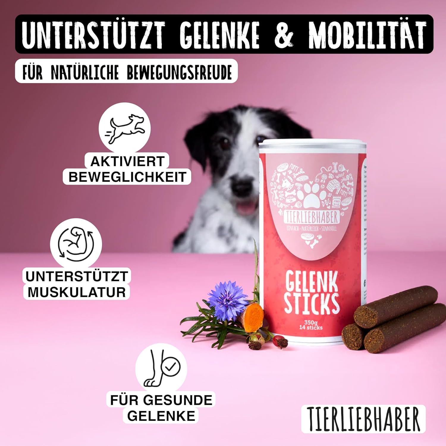 Detalle 2 de TIERLIEBHABER Gelenk Sticks 350 g