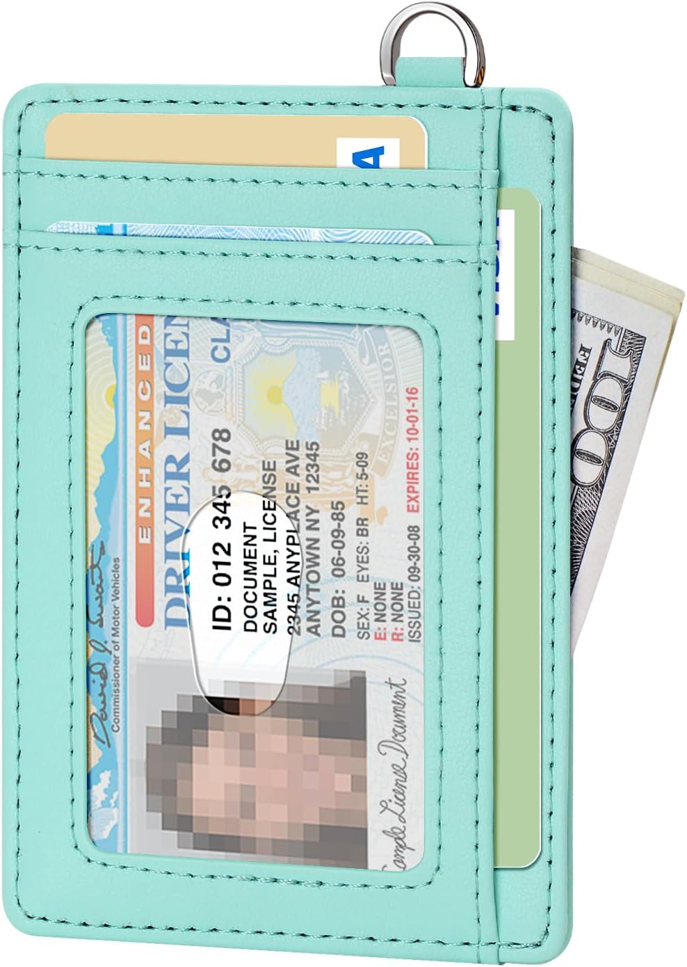 Thumbnail 1 de FurArt portefeuille minimaliste ultra fin avec blocage RFID – porte-cartes pour femmes et hommes