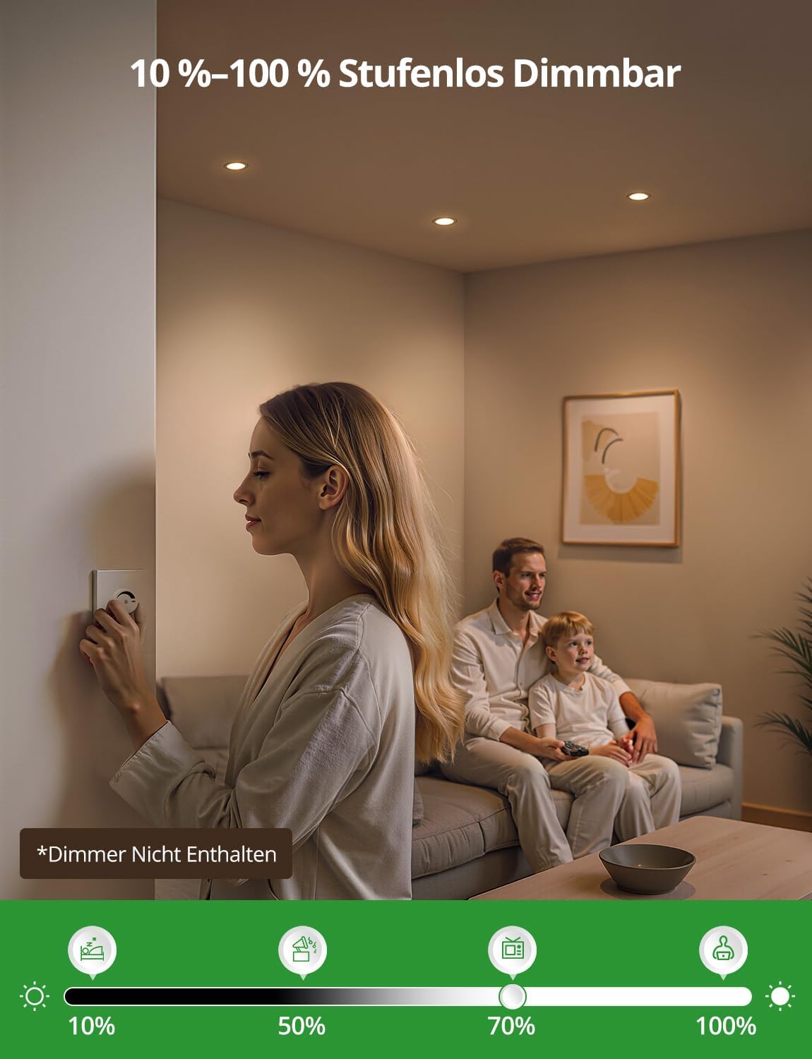 Detalle de HOMEOW LED Einbaustrahler 4 W IP44