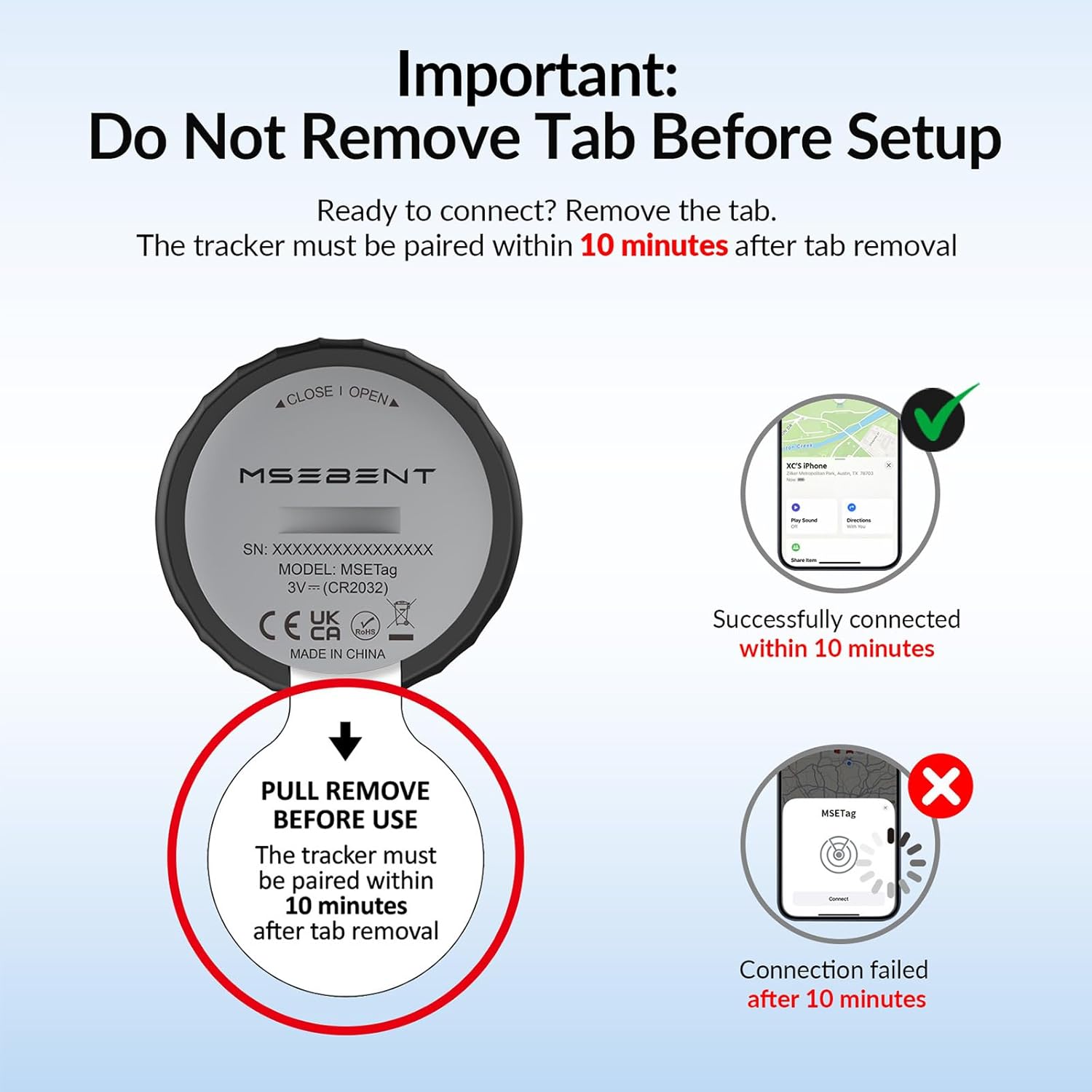Thumbnail 1 de Tracker Tag 4-Pack Apple MFi IP67