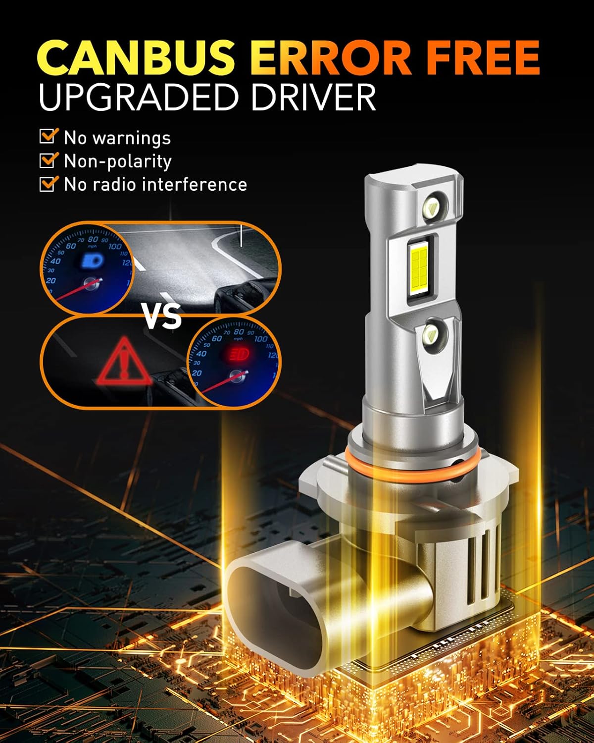 Thumbnail 4 de OXILAM H11 9005 Light Bulbs Combo (H11-H9-H8 / 9005-HB3), 6500K Cool White, IP68, Pack of 4