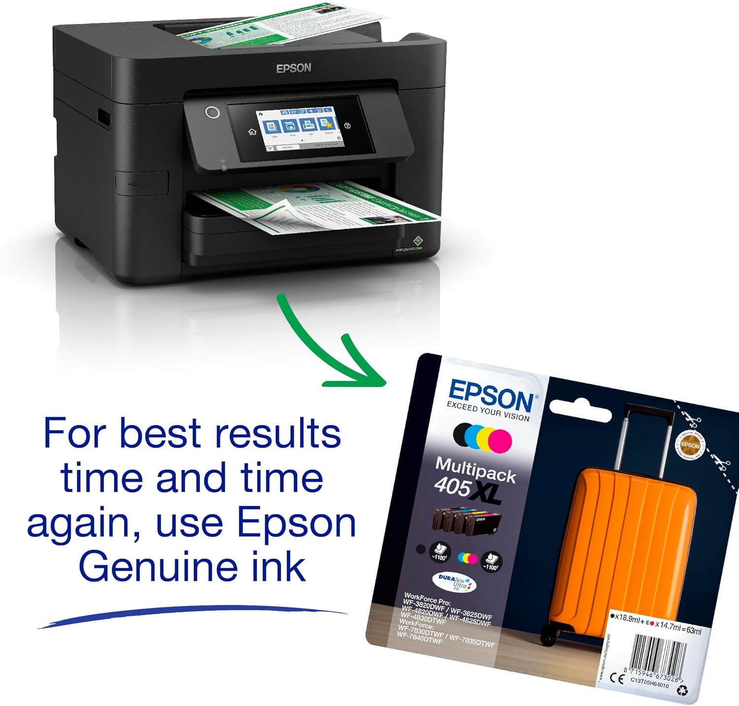Thumbnail 6 de Epson WorkForce Pro WF-4820DWF A4 wireless multifunction inkjet printer