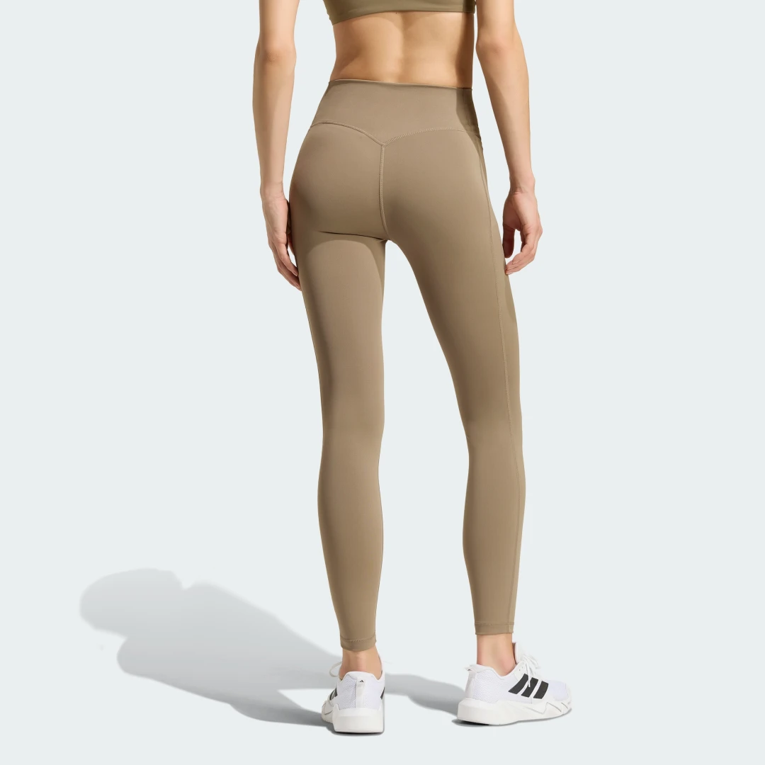 Thumbnail 1 de Mallas largas de entrenamiento Optime de Adidas — beige