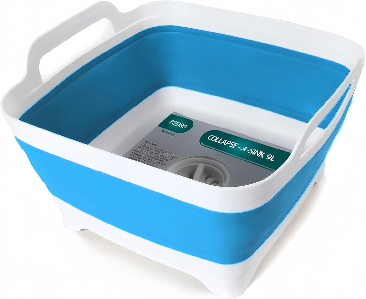 Thumbnail 6 de FOSJGO 9L Collapsible Dish Basin for Camping