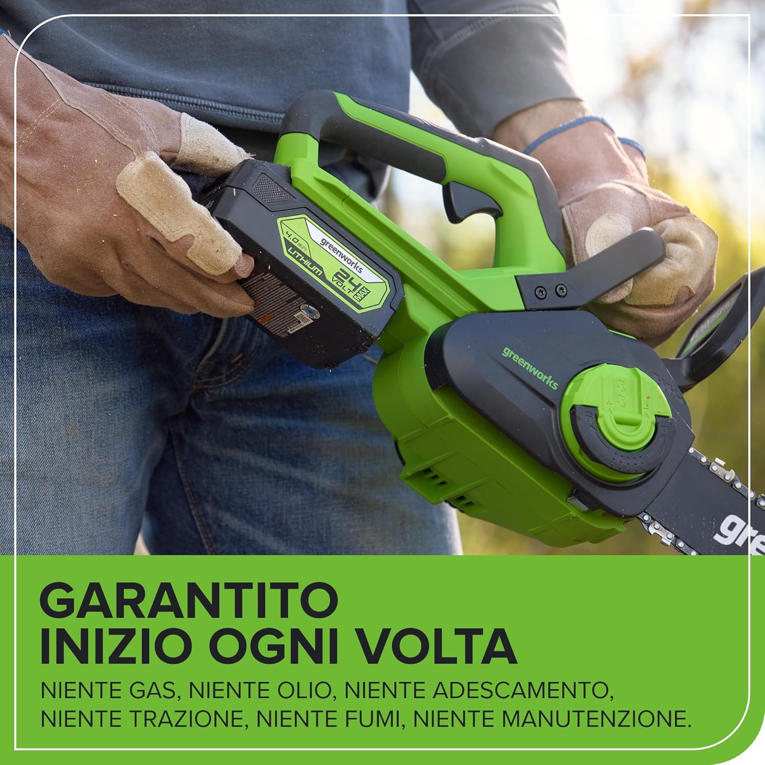Thumbnail 4 de Greenworks G40CS30II Motosega 30 cm