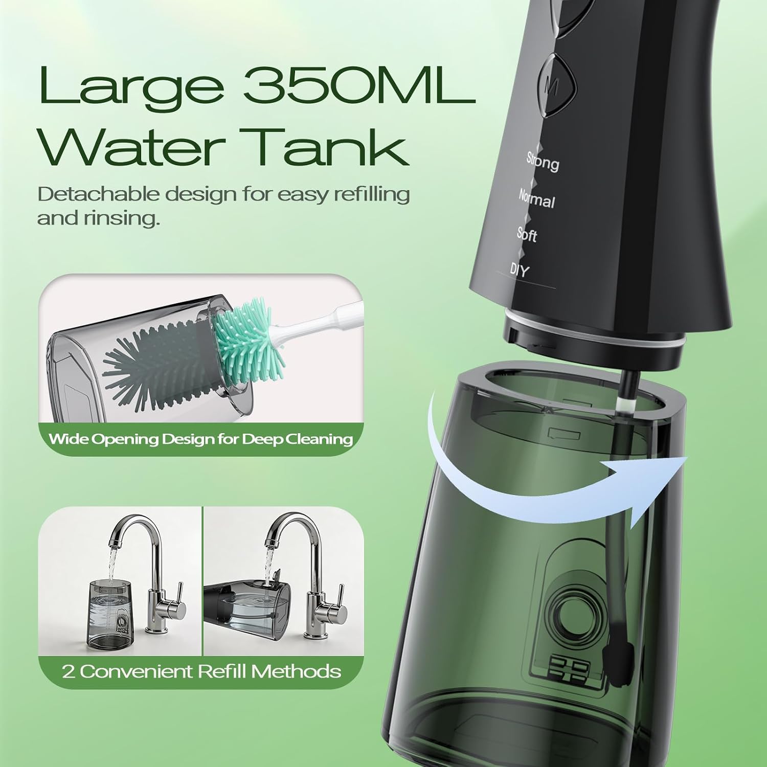 Detalle 2 de OasiSmile Water Flosser, 350 mL
